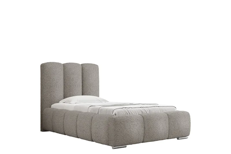 Gioia Sängram med Förvaring 90x200 cm - Grå - Möbler - Säng - Sängram & sängstomme