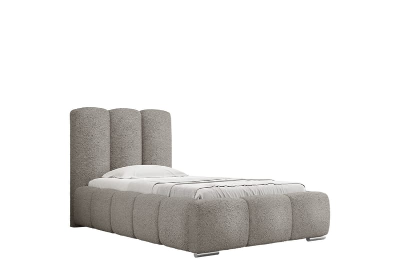 Gioia Sängram med Förvaring 90x200 cm - Grå - Möbler - Säng - Sängram & sängstomme