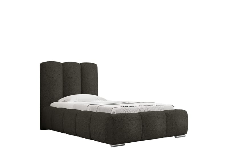 Gioia Sängram med Förvaring 90x200 cm - Grå - Möbler - Säng - Sängram & sängstomme