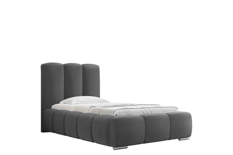 Gioia Sängram med Förvaring 90x200 cm - Grå - Möbler - Säng - Sängram & sängstomme