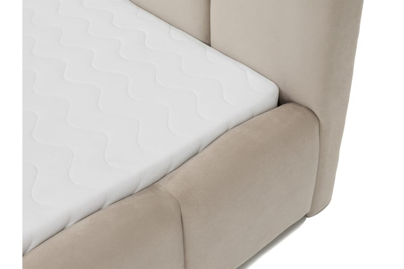 Gioia Sängram med Förvaring 90x200 cm - Grå - Möbler - Säng - Sängram & sängstomme