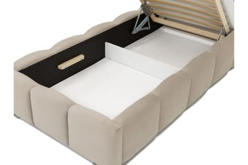 Gioia Sängram med Förvaring 90x200 cm - Grön - Möbler - Säng - Sängram & sängstomme
