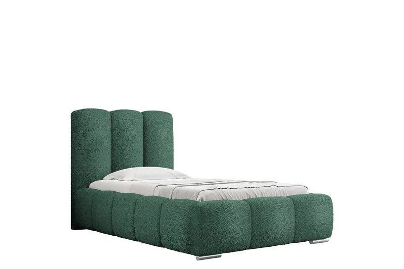 Gioia Sängram med Förvaring 90x200 cm - Grön - M öbler - Säng - Sängram & sängstomme