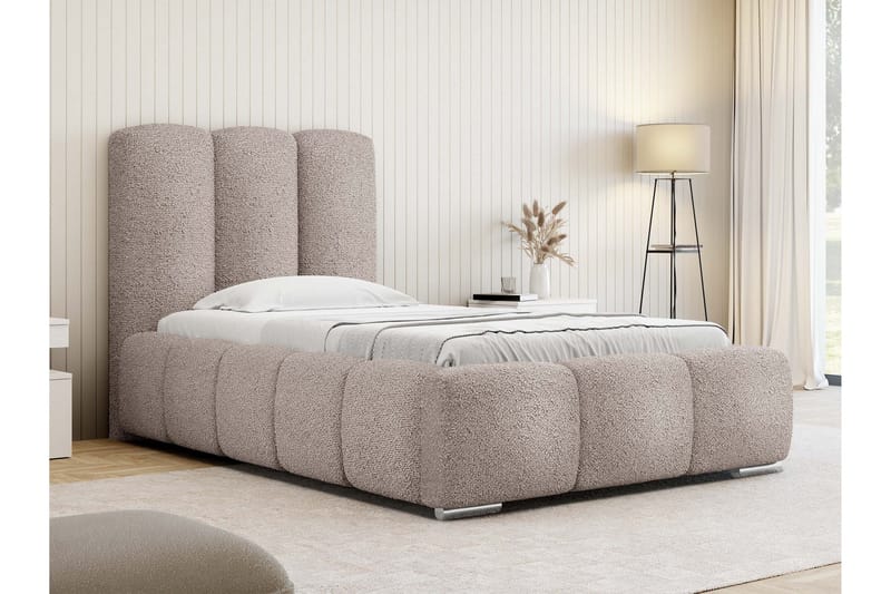 Gioia Sängram med Förvaring 90x200 cm - Rosa - Möbler - Säng - Sängram & sängstomme