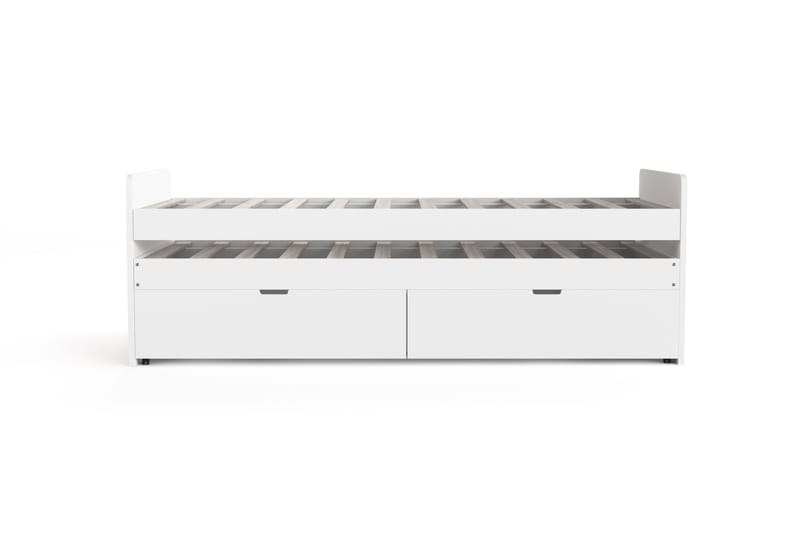 Granvik Sängram 90x200 cm med förvaring, Vit