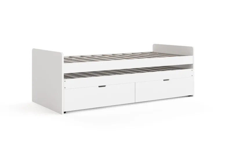 Granvik Sängram 90x200 cm med förvaring - Vit - Möbler - Säng - Sängram & sängstomme