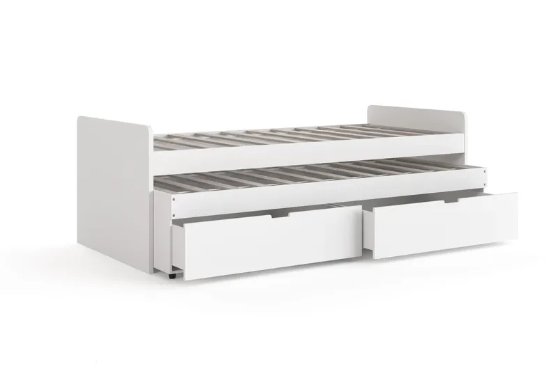 Granvik Sängram 90x200 cm utdragbar med extrasäng och förvaring - utan madrass - Möbler - Säng - Sängram & sängstomme