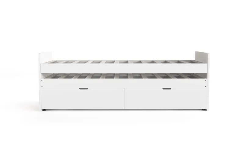 Granvik Sängram 90x200 cm utdragbar med extrasäng och förvaring - utan madrass, undefined