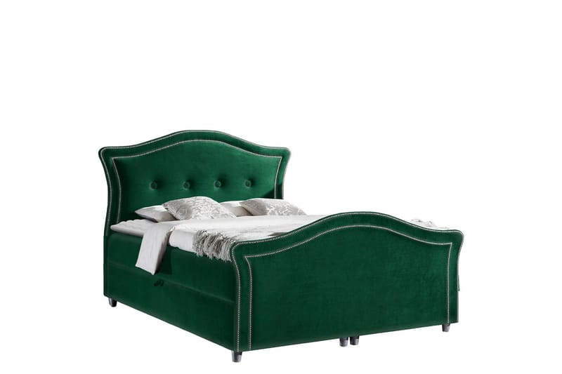 Hestra Lux Sängpaket Kontinentalsäng 120x200 cm - Grön - Möbler - Säng - Komplett sängpaket