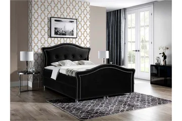Hestra Lux Sängpaket Kontinentalsäng 180x200 cm - Svart - Möbler - Säng - Komplett sängpaket