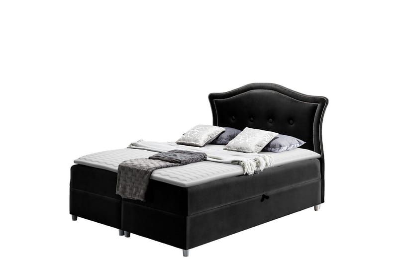 Hestra Sängpaket Kontinentalsäng 120x200 cm - Svart - Möbler - Säng - Komplett sängpaket
