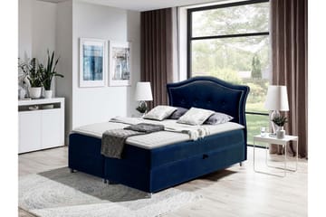 Hestra Sängpaket Kontinentalsäng 140x200 cm - Blå - Möbler - Säng - Komplett sängpaket