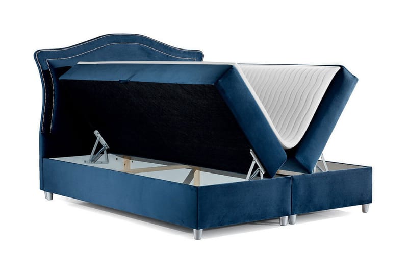 Hestra Sängpaket Kontinentalsäng 140x200 cm - Blå - Möbler - Säng - Komplett sängpaket