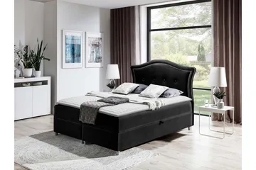 Hestra Sängpaket Kontinentalsäng 160x200 cm - Svart - Möbler - Säng - Komplett sängpaket