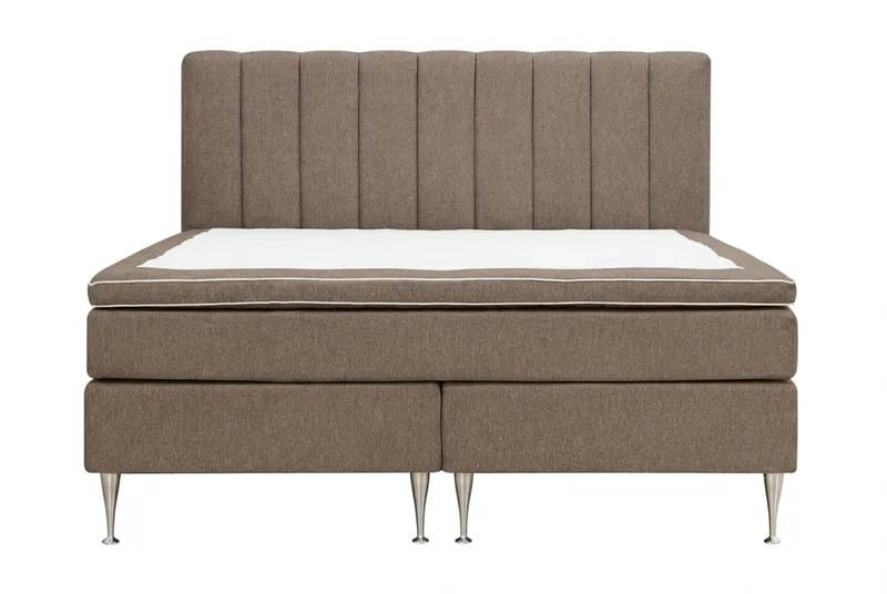 Hilton High Komplett Sängpaket 160x200 cm - Brun - Möbler - Säng - Kontinentalsäng