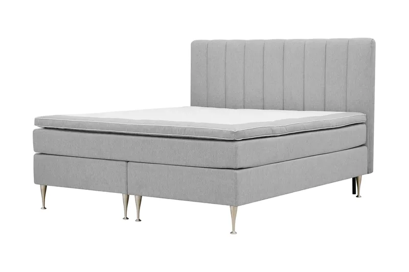 Hilton High Komplett Sängpaket 160x200 cm - Grå - Möbler - Säng - Kontinentalsäng