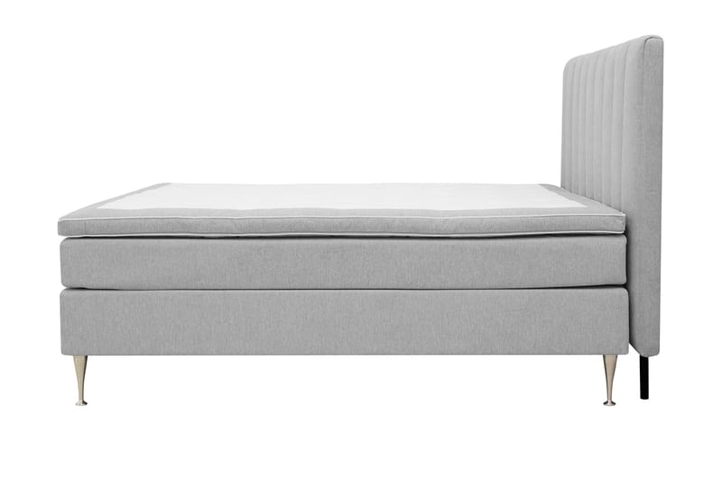 Hilton High Komplett Sängpaket 160x200 cm - Grå - Möbler - Säng - Komplett sängpaket