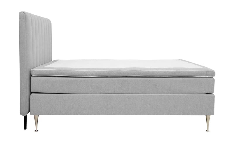 Hilton High Komplett Sängpaket 160x200 cm - Grå - Möbler - Säng - Komplett sängpaket