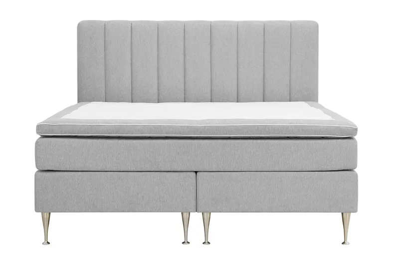 Hilton High Komplett Sängpaket 160x200 cm - Grå - Möbler - Säng - Kontinentalsäng