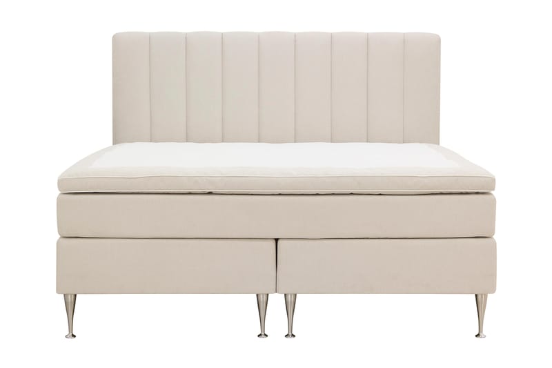 Hilton High Komplett Sängpaket 160x200 cm - Ljusbeige - Möbler - Säng - Kontinentalsäng