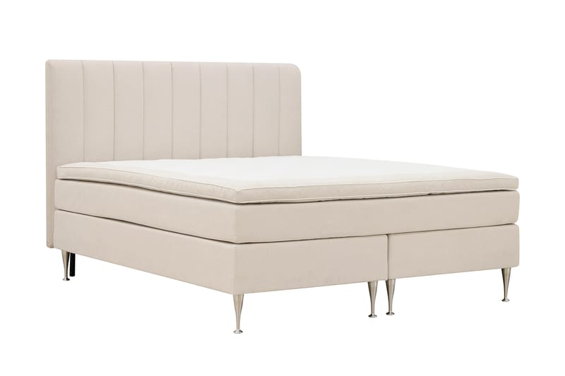 Hilton High Komplett Sängpaket 160x200 cm - Ljusbeige - Möbler - Säng - Kontinentalsäng