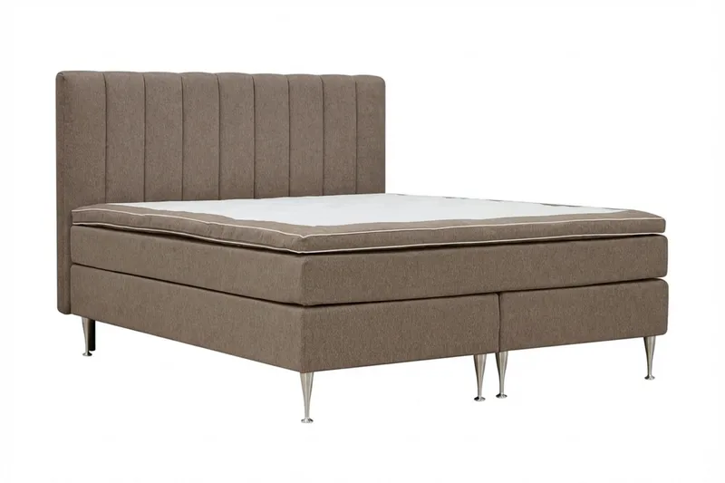 Hilton High Komplett Sängpaket 180x200 cm - Brun - Möbler - Säng - Kontinentalsäng