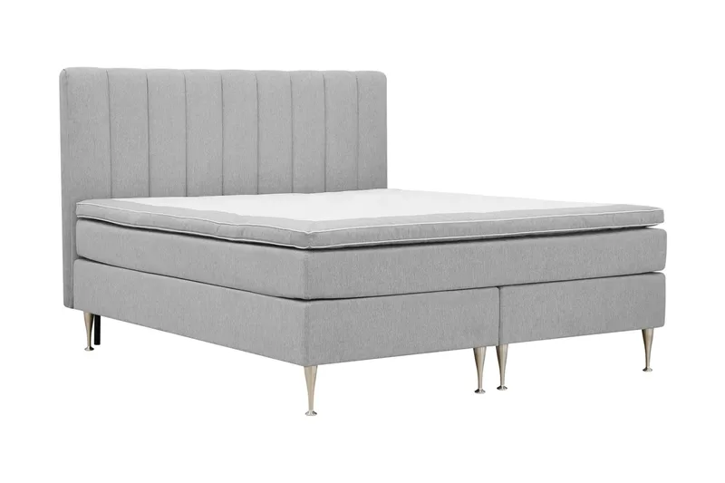 Hilton High Komplett Sängpaket 180x200 cm - Grå - Möbler - Säng - Kontinentalsäng