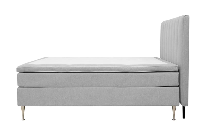 Hilton High Komplett Sängpaket 180x200 cm - Grå - Möbler - Säng - Komplett sängpaket