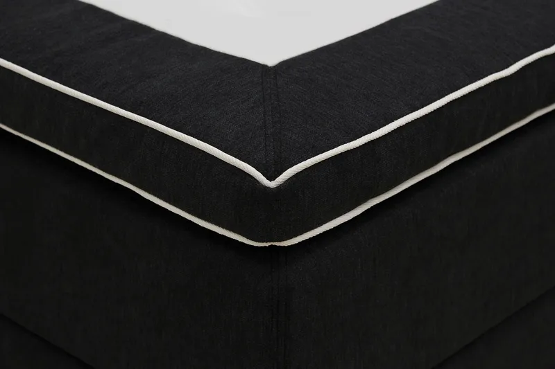 Hilton High Komplett Sängpaket 180x200 cm - Mörkgrå - Möbler - Säng - Kontinentalsäng