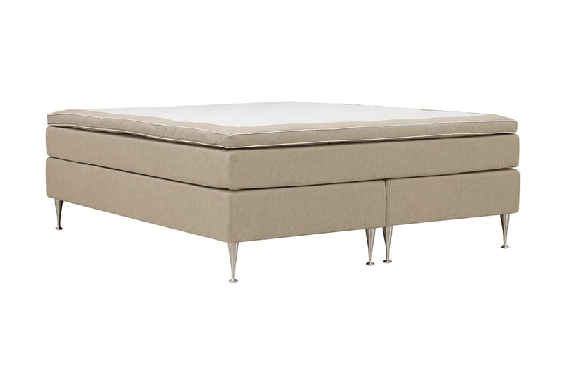 Hilton High Kontinentalsäng 160x200 cm - Beige - Möbler - Säng - Komplett sängpaket