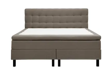 Hilton Komplett Sängpaket 160x200 cm Kontinentalsäng med rutad sänggavel
