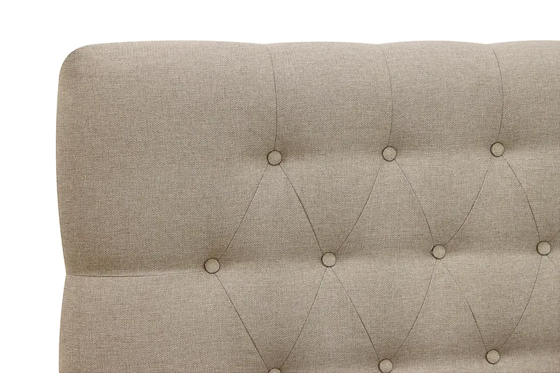 Hilton Komplett Sängpaket 180x200 cm Kontinentalsäng med diamant sänggavel - Beige - Möbler - Säng - Kontinentalsäng