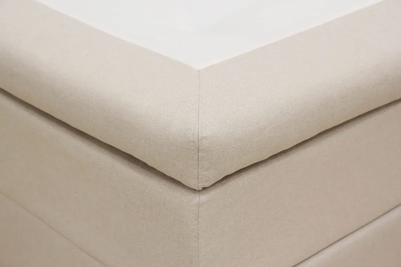 Hilton Komplett Sängpaket 180x200 cm Kontinentalsäng med diamant sänggavel - Beige - Möbler - Säng - Kontinentalsäng