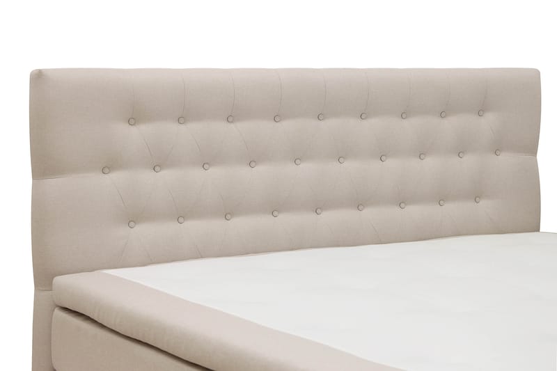 Hilton Komplett Sängpaket 180x200 cm Kontinentalsäng med diamant sänggavel - Beige - Möbler - Säng - Komplett sängpaket