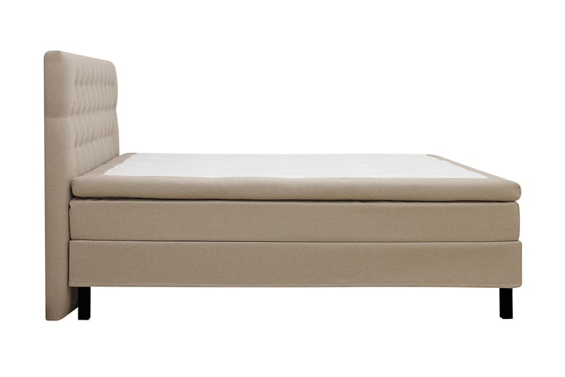 Hilton Komplett Sängpaket 180x200 cm Kontinentalsäng med diamant sänggavel - Beige - Möbler - Säng - Komplett sängpaket