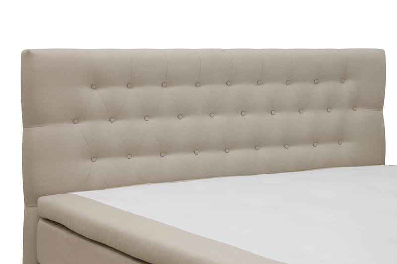 Hilton Komplett Sängpaket 180x200 cm Kontinentalsäng med diamant sänggavel - Beige - Möbler - Säng - Komplett sängpaket