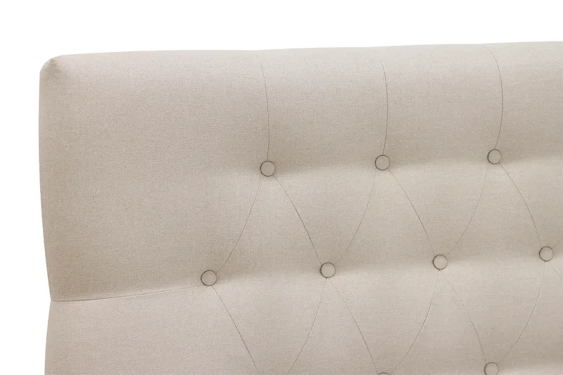 Hilton Komplett Sängpaket 180x200 cm Kontinentalsäng med diamant sänggavel - Beige - Möbler - Säng - Kontinentalsäng