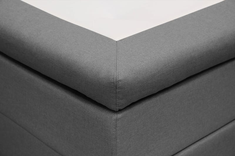 Hilton Komplett Sängpaket 180x200 cm Kontinentalsäng med diamant sänggavel - Grå - Möbler - Säng - Komplett sängpaket