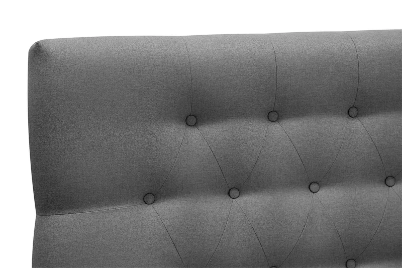 Hilton Komplett Sängpaket 180x200 cm Kontinentalsäng med diamant sänggavel - Grå - Möbler - Säng - Kontinentalsäng