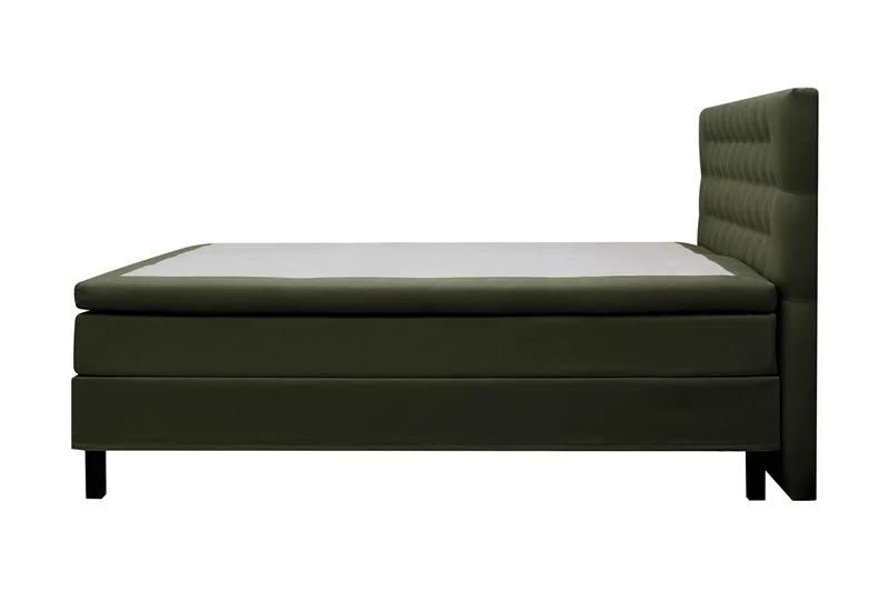 Hilton Komplett Sängpaket 180x200 cm Kontinentalsäng med diamant sänggavel - Grön - Möbler - Säng - Kontinentalsäng