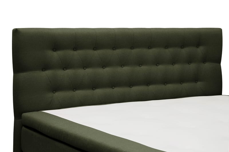 Hilton Komplett Sängpaket 180x200 cm Kontinentalsäng med diamant sänggavel - Grön - Möbler - Säng - Komplett sängpaket