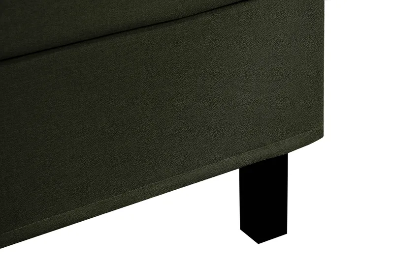 Hilton Komplett Sängpaket 180x200 cm Kontinentalsäng med diamant sänggavel - Grön - Möbler - Säng - Kontinentalsäng