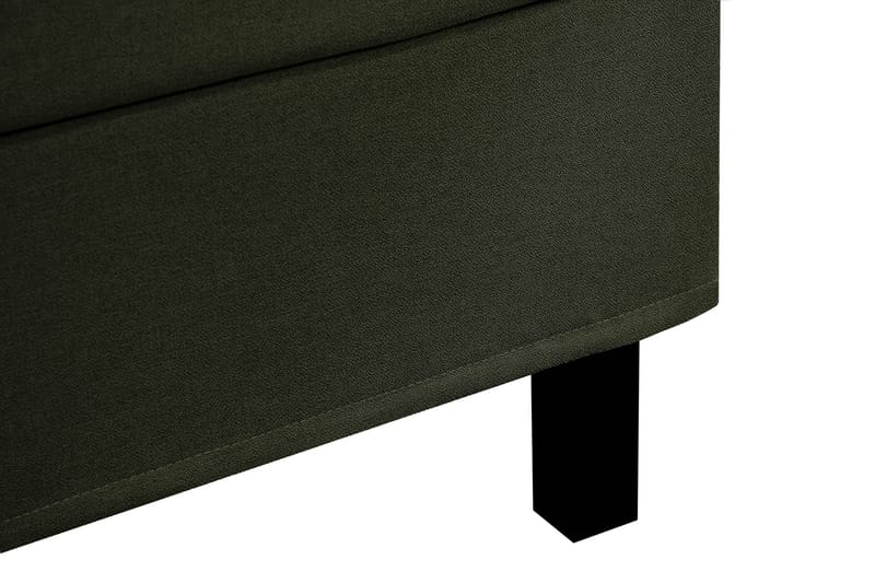 Hilton Komplett Sängpaket 180x200 cm Kontinentalsäng med rutad sänggavel - Grön - Möbler - Säng - Komplett sängpaket