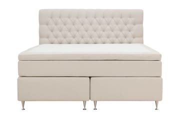 Hilton lyx Komplett Sängpaket 160x200 cm Kontinentalsäng med knappad sänggavel