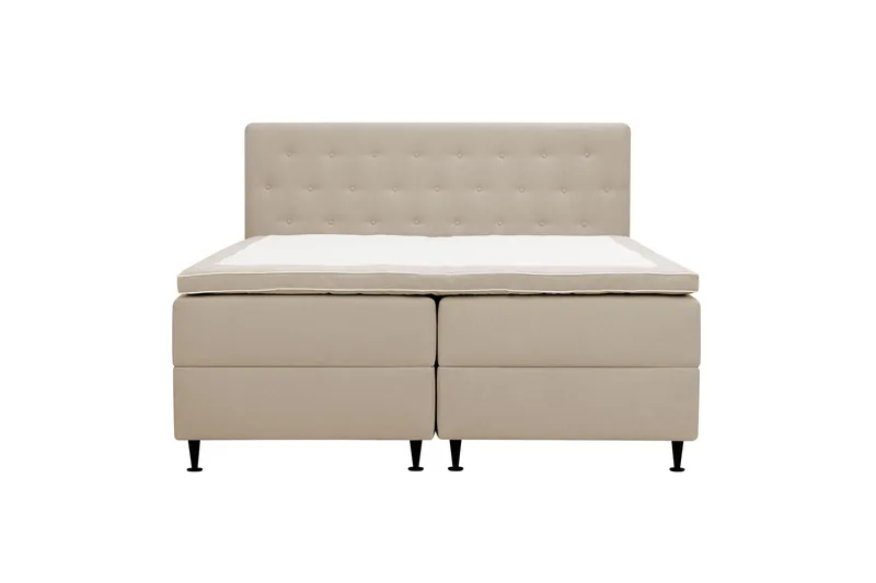 Hilton Plus Komplett Sängpaket med Förvaring 160x200 cm - Beige - Möbler - Säng - Kontinentalsäng