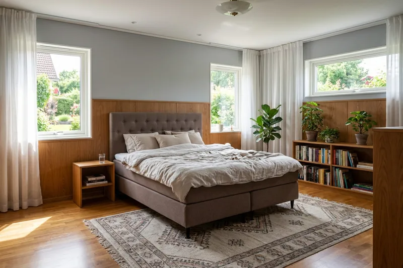 Hilton Plus Komplett Sängpaket 160x200 cm - Brun - Möbler - Säng - Komplett sängpaket