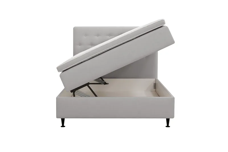 Hilton Plus Kontinentalsäng med Förvaring 120x200 cm - Grå - Möbler - Säng - Kontinentalsäng