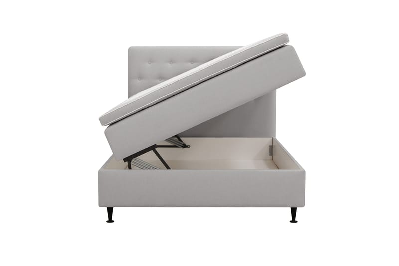 Hilton Plus Komplett Sängpaket med Förvaring 140x200 cm - Grå - Möbler - Säng - Kontinentalsäng