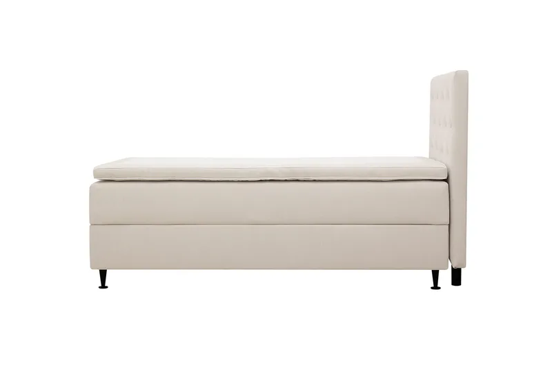 Hilton Plus Komplett Sängpaket med Förvaring 90x200 cm - Ljusbeige - Möbler - Säng - Kontinentalsäng