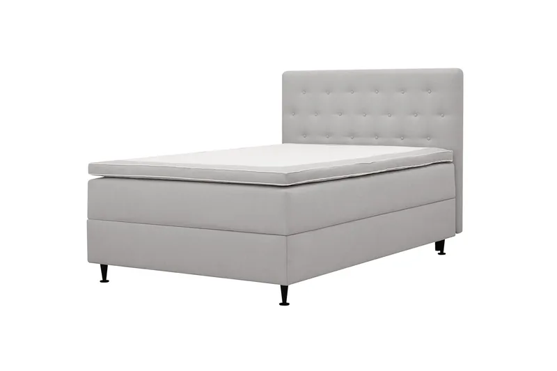 Hilton Plus Kontinentalsäng med Förvaring 120x200 cm - Grå - Möbler - Säng - Kontinentalsäng